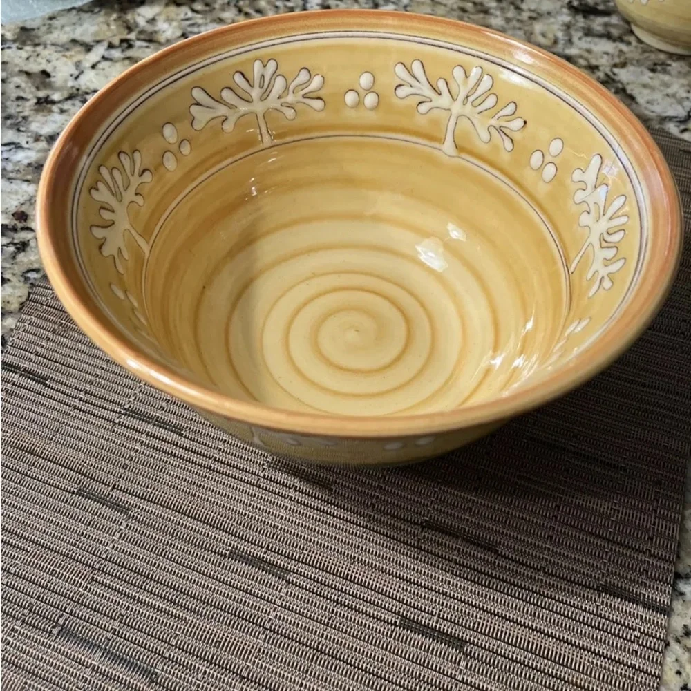 Mougins France pottery bowl.  Unique find